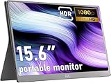 FMC Portable Monitor Compatible with Windows, MacBook, Phone, Switch, Xbox & PS5 Portable Gaming External (15.6-FHD)