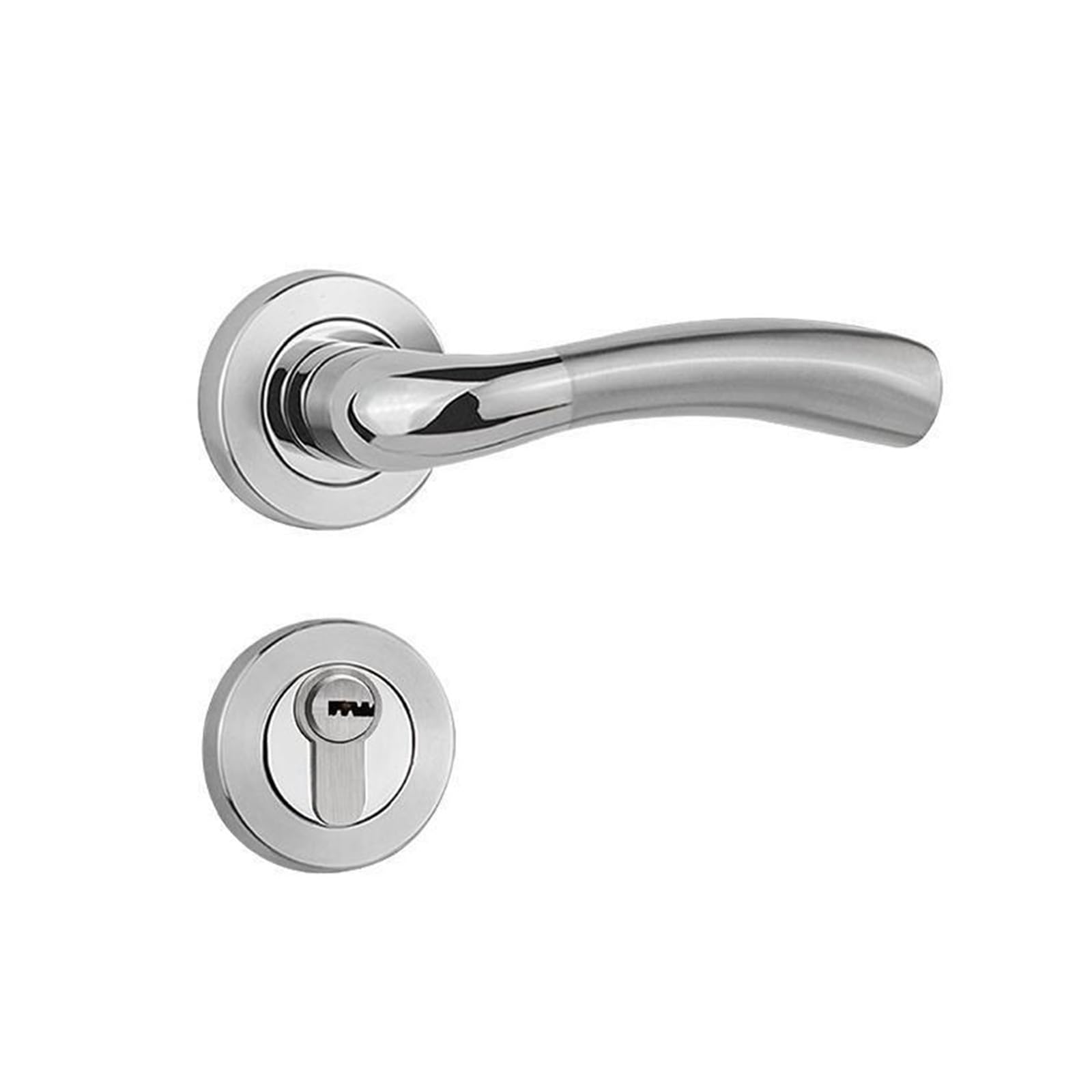 Serrure de porte intérieure HC3006 en inox pour équiper discrètement votre maison
