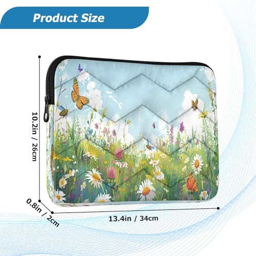 Funda para Laptop 13-14 Pulgadas Impermeable con Diseño de Mariposas miniatura 3