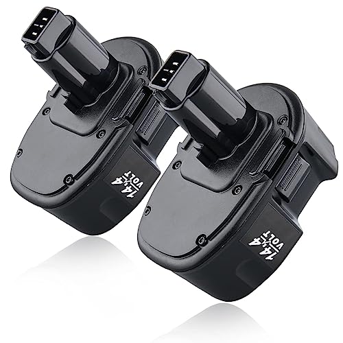 PDstation 2Pack DC9091 DW9094 Battery 4.8Ah Replacement for Dewalt 14.4v Battery DW9091 DE9091 DE9092 DE9038 Compatible with Dewalt Replacement Battery XRP Cordless Power Tool