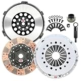 ClutchMaxPRO Performance Stage 3 Clutch Kit & Chromoly Flywheel Compatible with BMW 2004 2005 325xi 330Ci 330i 530i X3 Z4 E46 E60 E83 E85 E86 M54 6-speed (CP03162DFLSF-ST3)