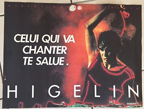 Poster Jacques Higelin decor vintage d'un grand artiste de la chanson francaise 40x50cm