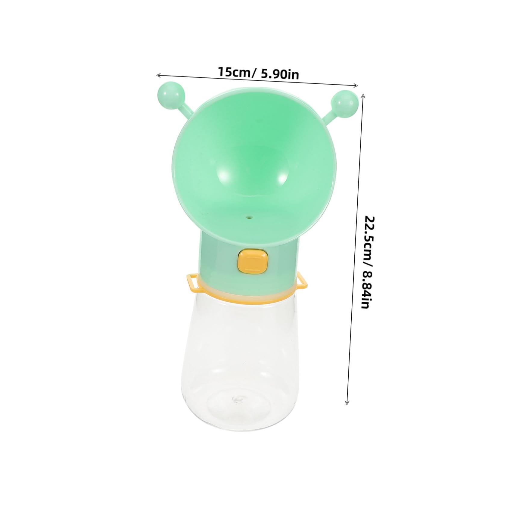 BESTonZON Portable Dog Water Bottle Travel Water Feeder for Outdoor Activities One Button Operation for Quick Hydration for Dog Walking Hiking Travel Durable Design