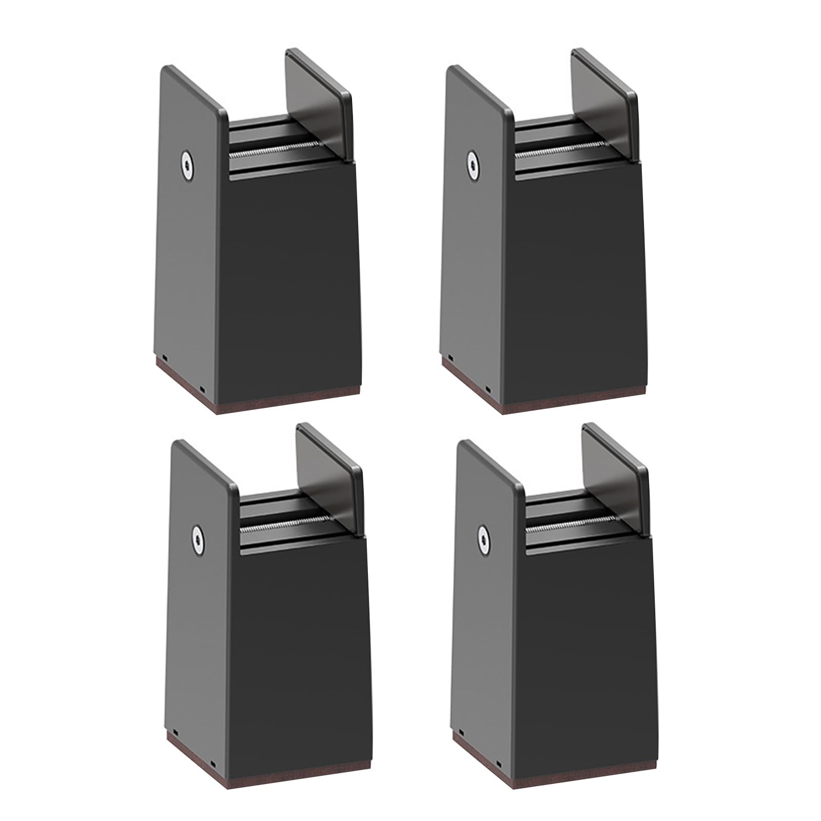 of 4 Sturdy Bed Risers 2Inch Thick Leg Extenders Accessory for Desk Chair Sofa Storage Solution Use Furniture Risers for Sofa Table Chair Desk