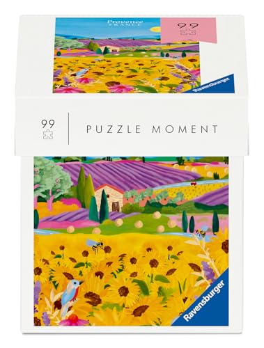 Ravensburger Puzzle Moment 12001774 - France - Puzzle Compact de 99 pièces, idéal pour se détendre et Faire Une Pause créative dans Le Quotidien, pour Les...