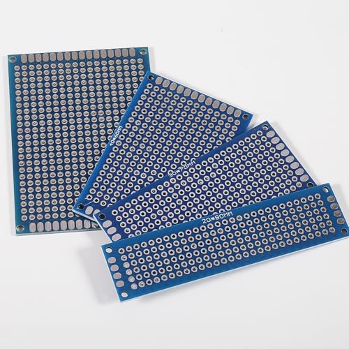 20PCS Double Sided PCB Board 4 Values Prototype Boards Kit Universal Printed Circuit Board for DIY Electronic Project - Thumbnail 5