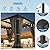 10' x 12' Louvered Pergola, Metal Outdoor Pergola with Adjustable Louvered Roof, Curtains & Netting, Patio Hardtop Gazebo with Gutter System for Deck, Garden, Yard, Dark Gray