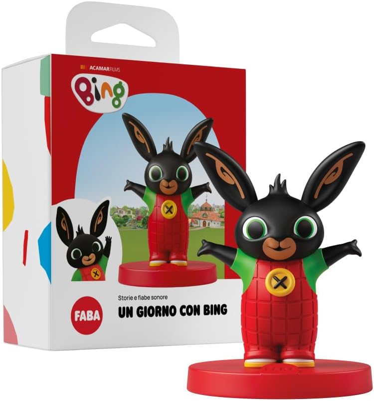 FABA Sound Character A Day with Bing Italian Version: Stories & Songs for Boys & Girls 1-3 Years