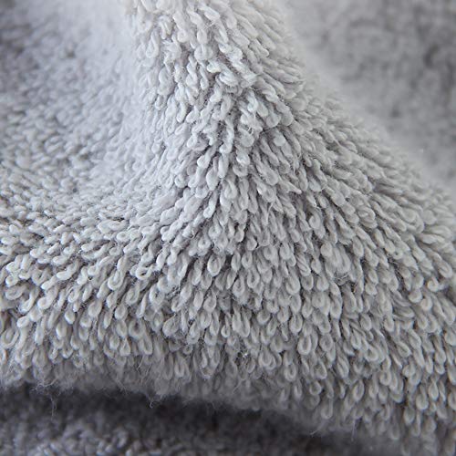 Serviette de toilette en coton doux et épais idéale pour la routine beauté et la douche quotidienne
