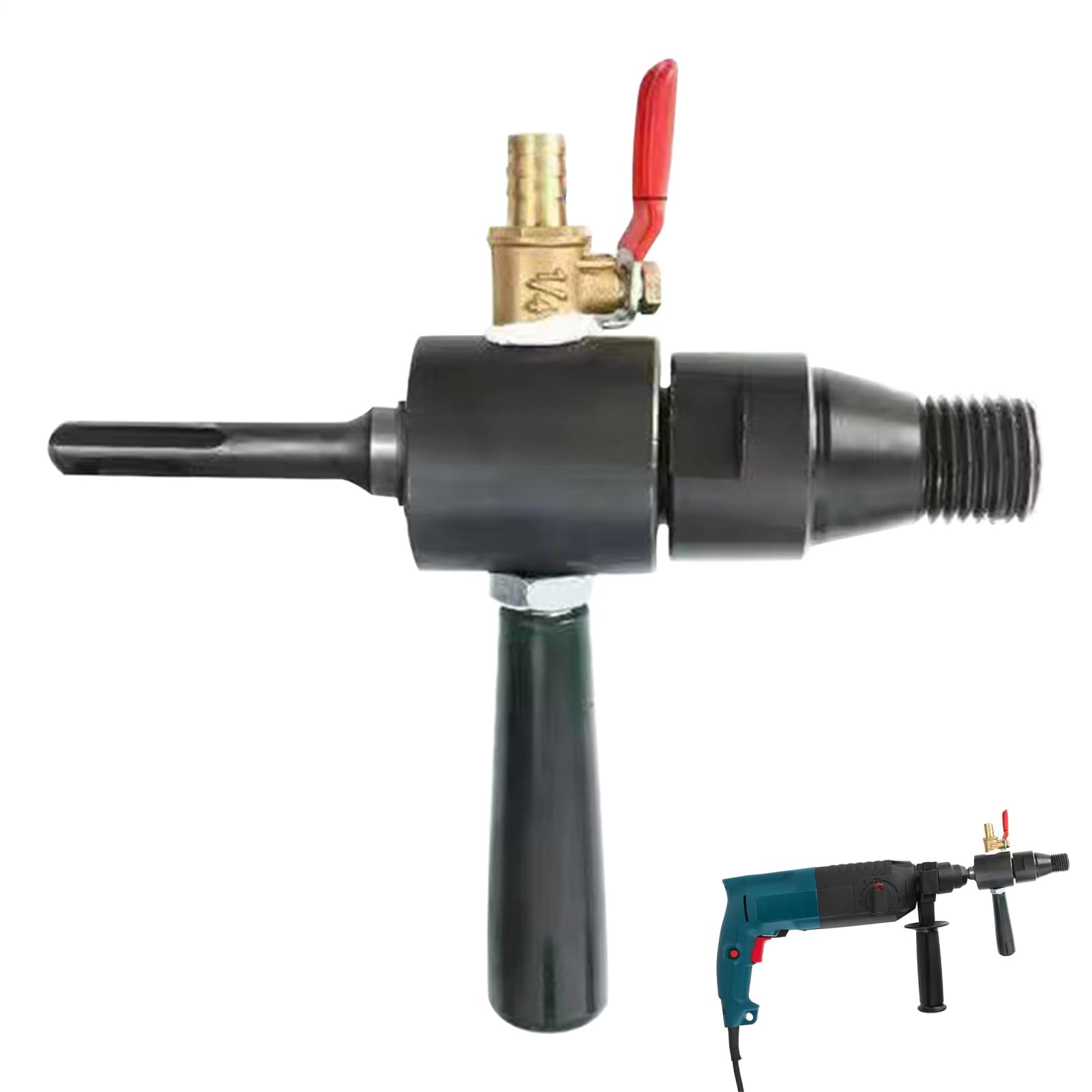 Outil de perceuse à eau avec adaptateur pour marteau et foret - 8