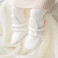 Vista 59 de Sawimlgy - Botines de algodón antideslizantes para recién nacido, con agarre, para cuna o para el invierno 010/Amarrón