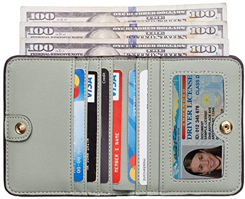 image for Toughergun Wallet Women Rfid Blocking Small Compact Bifold Luxury Leat