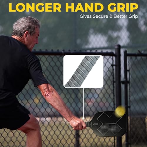 Spin Savvy PBPT700 T700 Carbon Fiber Pickleball Paddle thumb #5