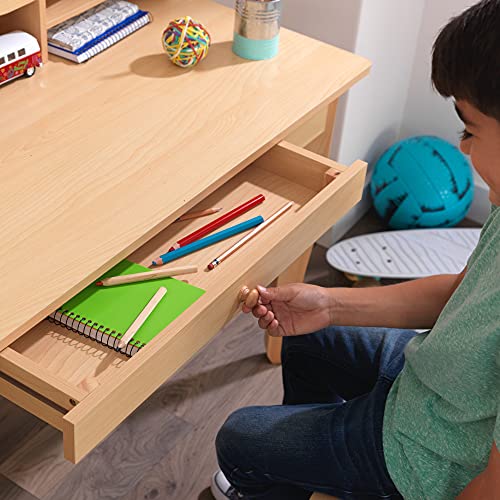 Kidkraft Avalon Wooden Children's Desk With Hutch, Chair And Storage - Natural, Gift For Ages 5-10 #TOP3