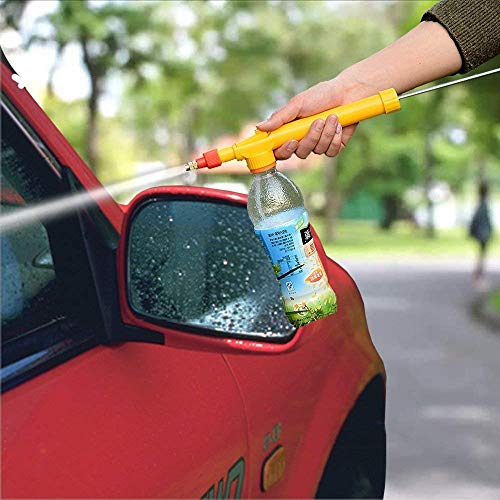 NAKSHATRAZ Adjustable High Pressure Garden Pump Bottle Spray Gun for Plants Garden Water Pesticide Car Wash Brass Nozzle Sprayer Pack of 2, Manual