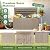 Flamaker Outdoor Storage Box 100 Gallon Waterproof Resin Deck Box with Air Rod Indoor Outdoor Lockable Storage Bench for Patio Cushions, Tools, Pool Accessories (Brown)