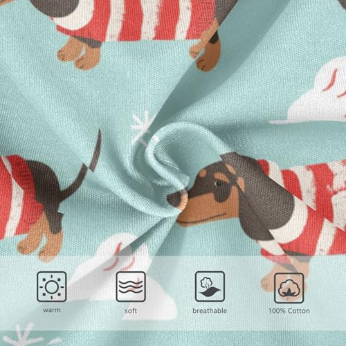 Wusikd Dachshund Dogs Boys' Underwear Cotton Red Boys Briefs Soft Toddler Underwear 2T3