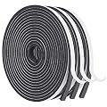 Adhesive Foam Tape-3 Rolls, 1/4 Inch Wide X 1/8 Inch Thick High Density Sound Proof Insulation Closed Cell Foam Seal Weather Stripping for Doors and Windows Total 50 Feet Long?16.5ft x 3 Rolls?
