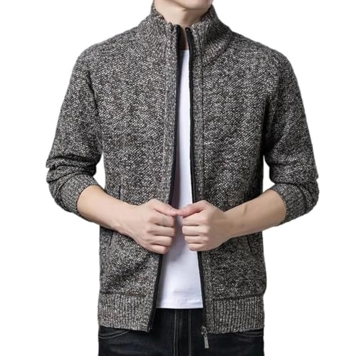 Gilet chaud manches longues tricot automne hiver décontracté