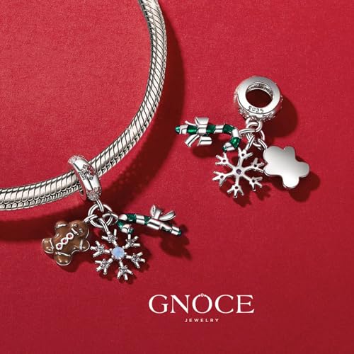 Image of GNOCE Christmas Charm Sterling Silver Pendant Bead