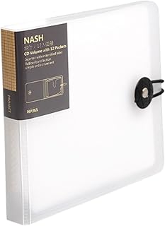 HOMSFOU 12 CD Saco Caso Carteira Caso De Armazenamento Claro Pastas De Livros Organizador Fichário Saco De Armazenamento Titular De Armazenamento De Folhas Soltas Caso Fichário Carteiras