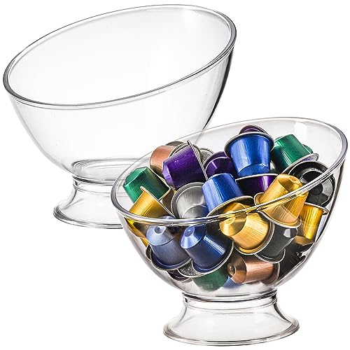 Frcctre 2 Pack Coffee Pod Holder, Plastic K Cup Holder Coffee Capsule Storage Organizer