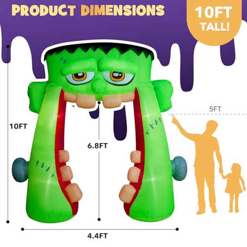 Aufblasbarer Frankenstein-Torbogen, 3 m – Produktansicht 2