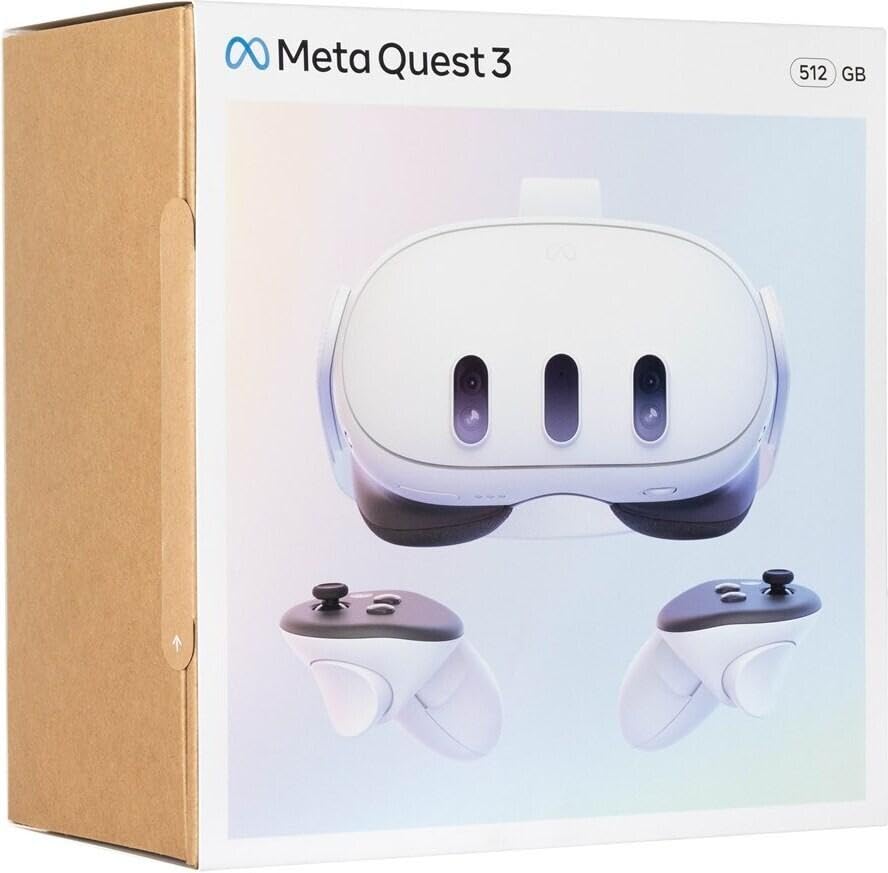 Oculus Meta Quest 3 Breakthrough Mixed Reality VR Headset - 512GB