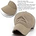 Rayna Fashion mens Short Bill Plain Brim Ball Trucker Baseball Dad Cap, Khaki, X-Large