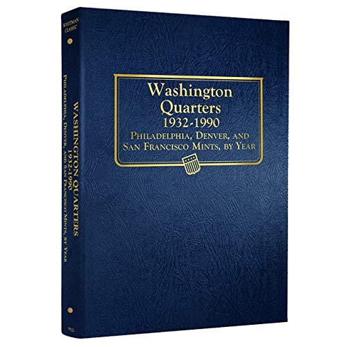 Whitman US Washington Quarter Coin Album 1932 – 1990 #9122