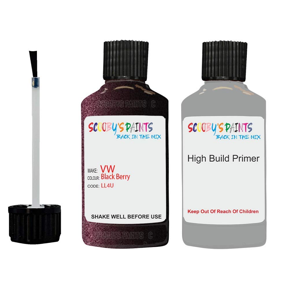 SCOOBYS PAINTS BACK IN THE MIX Compatible With Vw BLACK BERRY LL4U