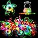 Mikulala 24 PCS LED Light Up Fidget Spinners Rings Christmas Party Favors for Kids 4-8 8-12 Goodie Treat Bag Stuffers Pinata,Birthday Gifts Goodie Bag Stuffers,Glow in The Dark Party Supplies