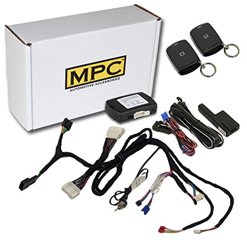 MPC Complete Plug-n-Play 1-Button Remote Start Kit Compatible with Toyota Avalon 2013-2018 Push-to-Start - EZ Connect T-Harness - Includes (2) Ultra-Compact Extended Range 1-Button Remotes