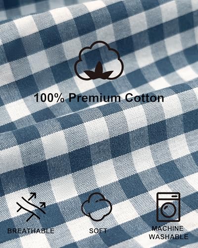 Nutria Mens Cotton Woven Boxers 3 Pack Classic Fit Loose Boxer Shorts for Men Elastic Waistband Moisture Wicking U122