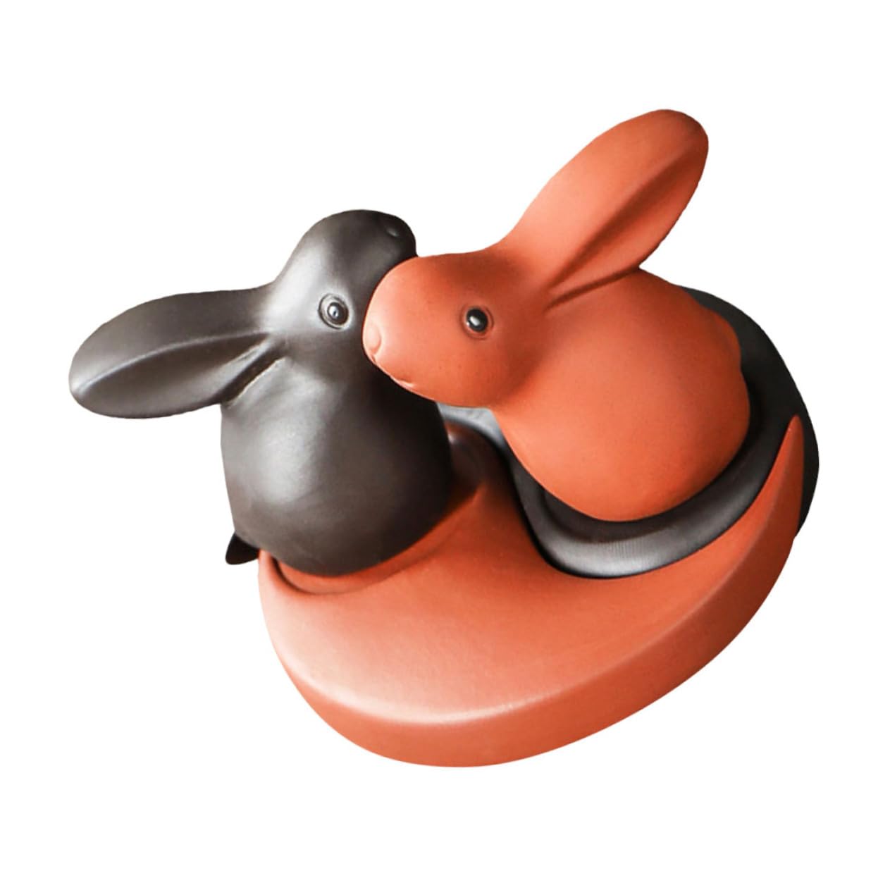 ABOOFAN 2 Sätze Häschenverzierung Mama Überraschung Vintage- Mini-frösche Kaninchen Kinderspielzeug Wohnaccessoires Süßes Stationäres Fuchs Figuren Abziehbilder Frosch Ton