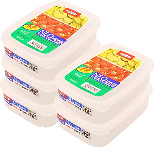 ���H�� �R�� �����W�Ή� �H�i �ۑ��e�� NEO�L�[�p�[M �N���A 870ml 5�Z�b�g LSX331