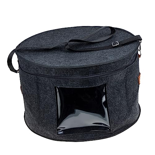 OHPHCALL Sleek Hat Travel Case Large Hat Organizer Box Sock Case Household Hat Storage Underwear Organizer Multifunctional Storage Box