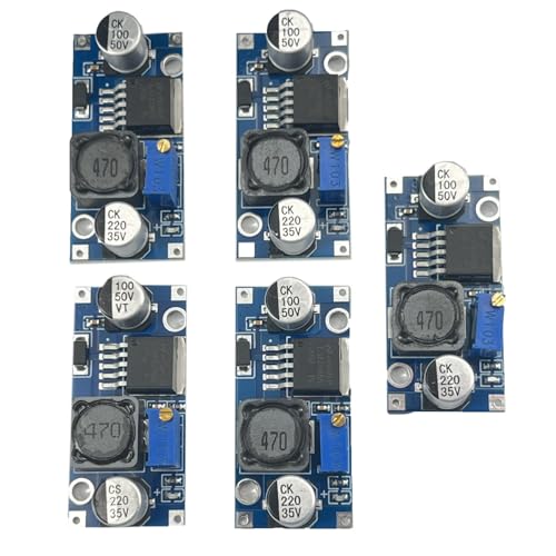 Image of 5Pack LM2596 LM2596S DC-DC Step Down Variable Volt Regulator Input 3.0-40V Output 1.5-35V Adjustable Buck Converter Electronic Voltage Stabilizer Power Supply Module