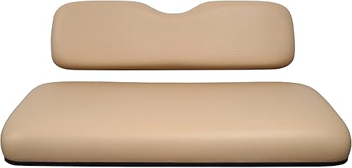 Huskey Parts Company Juego de cojines de asiento delantero para carrito de golf, color bronceado para EZGO Medalist, TXT 1994-2013 carrito de golf,