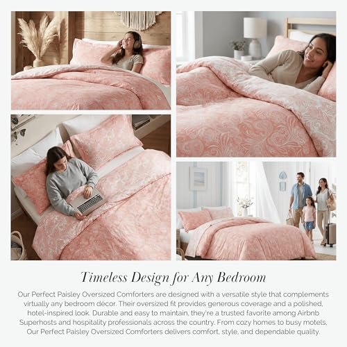 Juego de edredón de microfibra cepillada con acabado textil premium 7