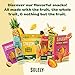 SOLELY - Organic Dried Mango Strips (5 oz Resealable Bags, Pack of 6) - Real Fresh Fruit - 1 Ingredient - Healthy Snacks for Adults & Kids - Non GMO, Vegan Snacks, Shelf Stable - 6 Bags (30 oz)