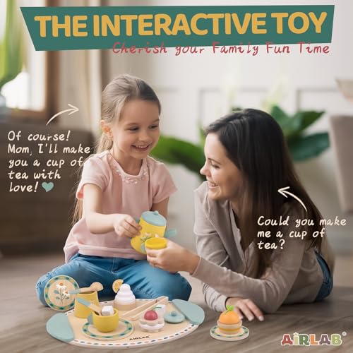 image for Airlab Tea Sets for Toddlers 3-5 Girl Birthday Gift 3 Year Old Princes