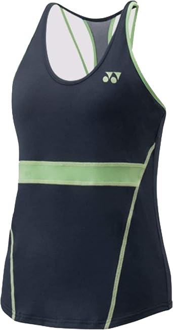 YONEX 20398EX Womens Tank with Sports Bra Charcoal Medium