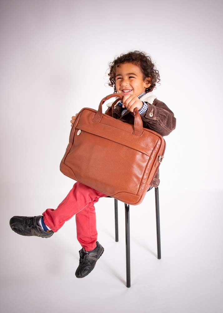 Exclusive McKleinUSA S Series, MONTCLARE, Pebble Grain Calfskin Leather, 13 Leather Laptop & Tablet Briefcase, Black (15495), One Size