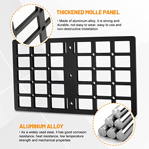 Universal Pistol Conceal Holster Vehicle Gun Holster Molle Panel For Most Car Black #TOP3