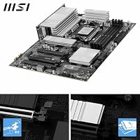 MSI PRO B850-P WiFi Mainboard, ATX - Unterstützt AMD Ryzen 9000/8000 / 7000 Prozessoren, AM5 - DDR5 Memory Boost (8200+ MT/s OC), PCIe 5.0 x16 & 4.0 x16, M.2 Gen5, Wi-Fi 7, 5G LAN – Ansicht 3