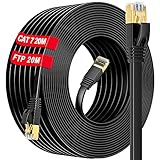 Estable y sin interferencias: está hecho de 4 pares trenzados blindados (STP) de cables de cobre con 8 pines de contacto dorados, que todavía proporcionan una red más estable y mejor la calidad de la señal; incluso en lugares concurridos, como bibliotecas, cafetería y sala de juegos en línea grande, cableado de red al aire libre, cámara impermeable su red también es difícil de ser molestada