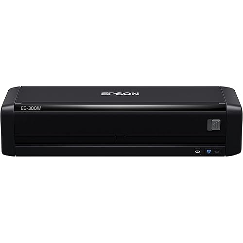 Epson WorkForce ES-300W Wireless Color Portable Document Scanner with ADF for PC and Mac Sheet-fed, Duplex Scanning