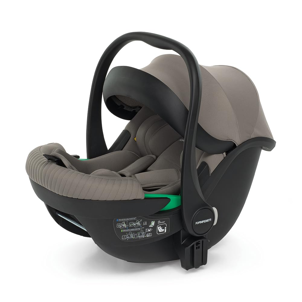 Foppapedretti Trio Divo I-Size, System Modułowy dla Dzieci, Gondola Wózek i Fotelik Samochodowy I-Size, Składany, Zgodny z ECE R129, Lekki