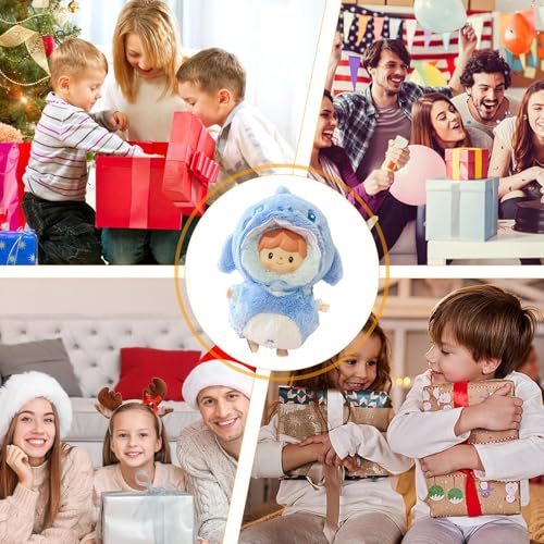 Hai Kostüm, Puppenkleidung Für Kinder, Weiche Anime-Plüschkleidung, Anzug, Outfit-Zubehör, Plüschpuppenkleidung Für Junge, Mädchen